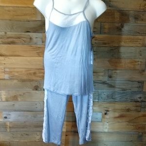 Pajama set with Capri bottom